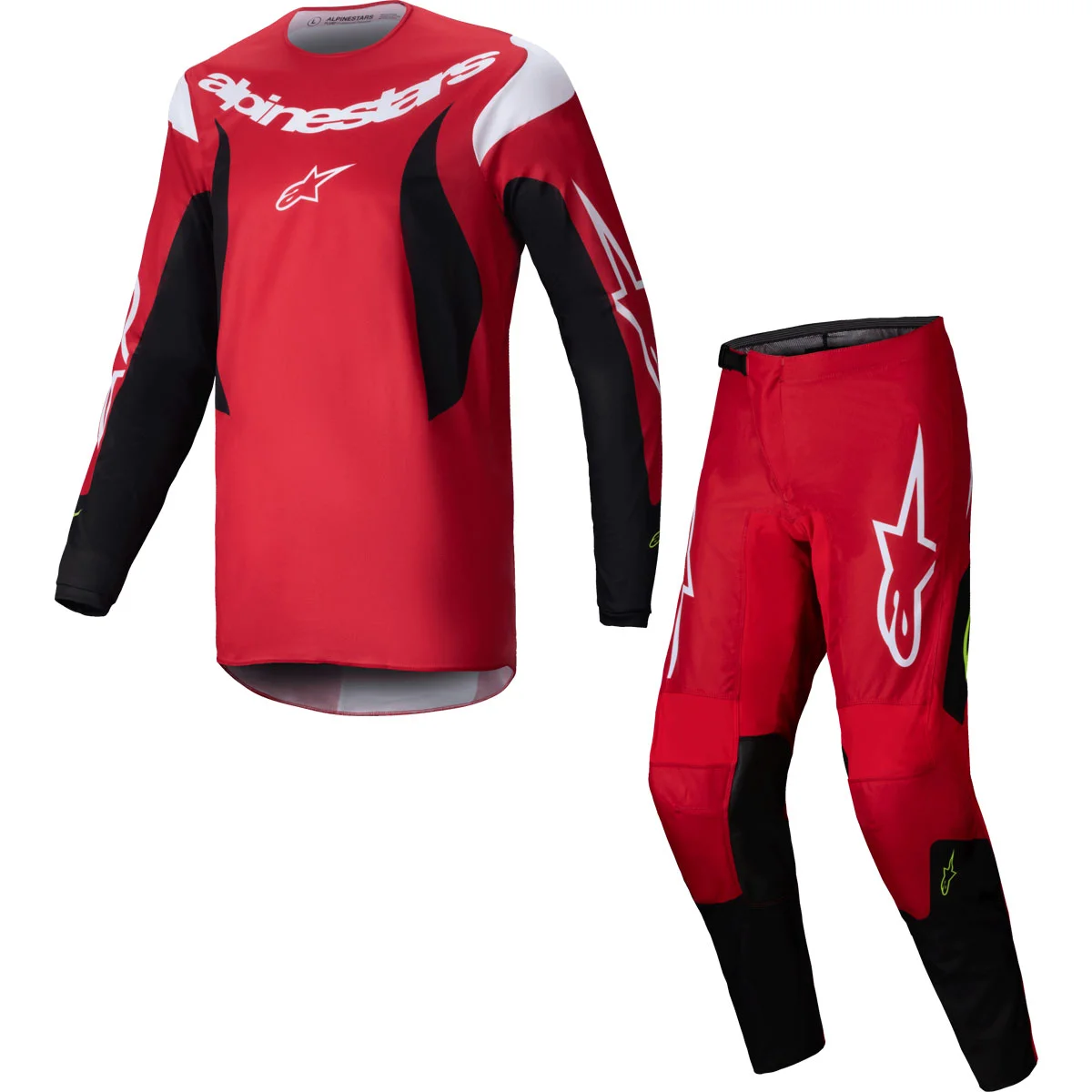 Conjunto Alpinestars Fluid Haul 25 Vermelho/Preto - Spinelli Motos